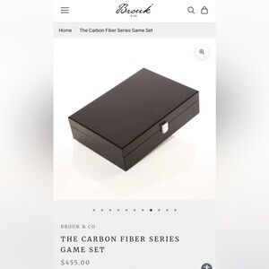 Brouk & Co. "Carbon Fiber" 200-Chip Poker Set